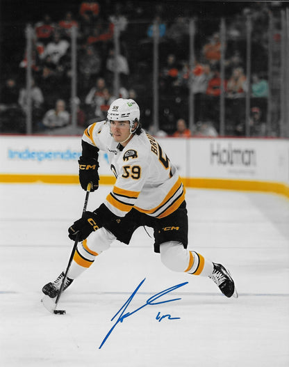 Signed Frederic Brunet Boston Bruins Autographed 8x10 Photo #1 Original