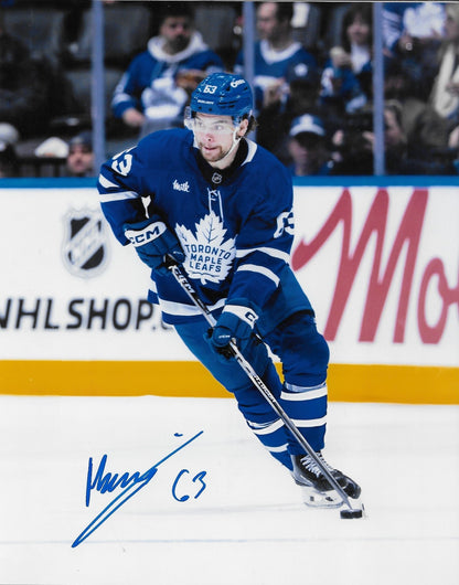 Signed Matias Maccelli Toronto Maple Leafs Autographed 8x10 Photo #1 Original