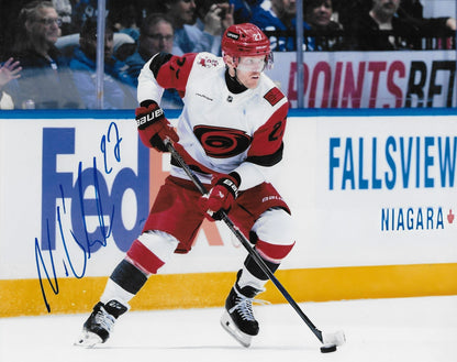 Signed Nikolaj Ehlers Carolina Hurricanes Autographed 8x10 Photo #1 Original