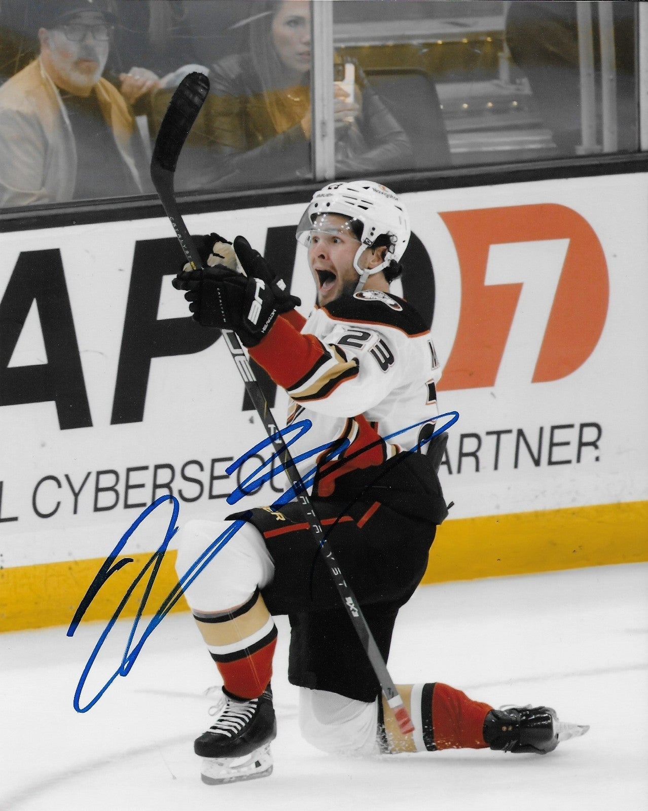 Signed Mason McTavish Anaheim Ducks Autographed 8x10 Photo #1 Original