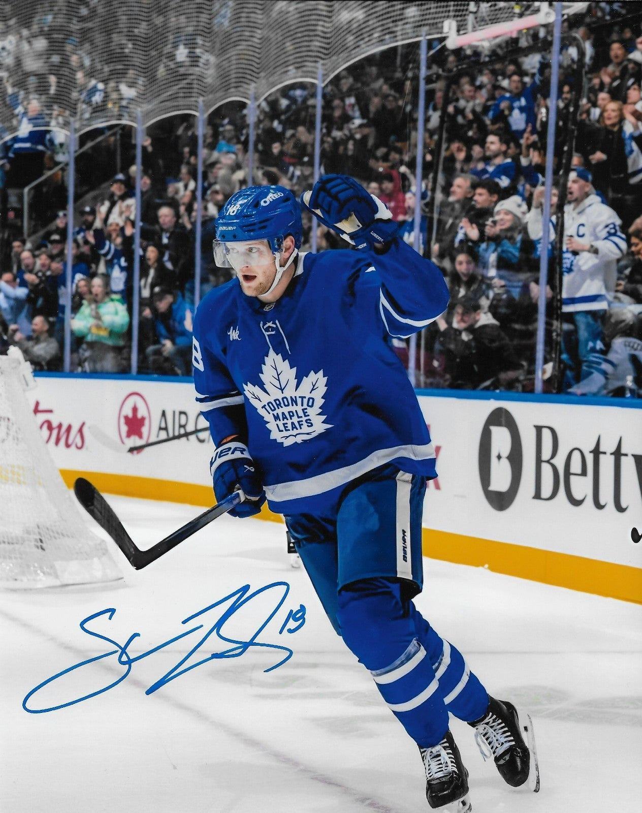 Signed Steven Lorentz Toronto Maple Leafs Autographed 8x10 Photo #3 Original