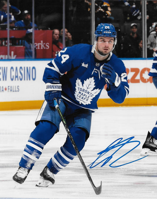 Signed Scott Laughton Toronto Maple Leafs Autographed  8x10 Photo #1 Original
