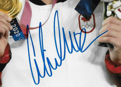 Signed Christine Sinclair Team Canada Soccer Gold 2020 Tokyo Olympics 8x10 Photo