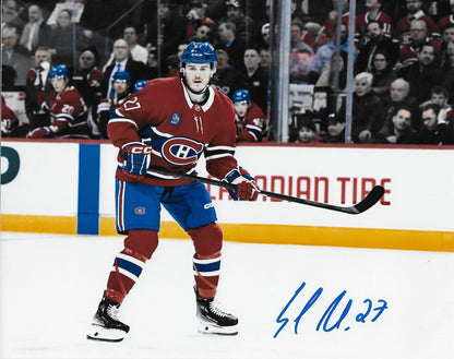 Signed Samuel Blais Montreal Canadiens Autographed 8x10 Photo #3 Original