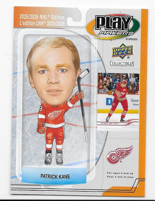 Patrick Kane Detroit Red Wings UD Extended 2025-26 Play Makers Card # PM-20
