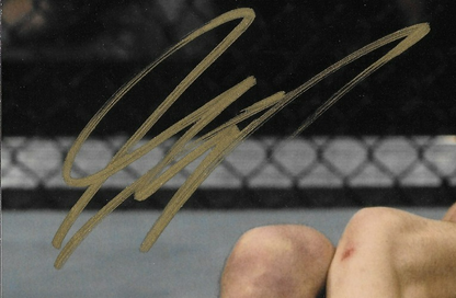 Signed Georges St Pierre UFC Autographed 8x10 Photo #3 with JSA Private Signing