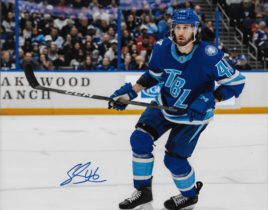 Signed Scott Sabourin Tampa Bay Lightning Outdoor Classic 8x10 Photo #1 Original