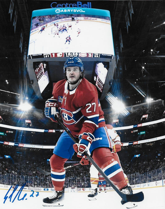 Signed Samuel Blais Montreal Canadiens Autographed 8x10 Photo #4 Original