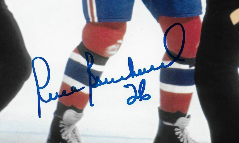 Signed Pierre Bouchard Montreal Canadiens 8x10 Photo #1 PRIVATE SIGNING
