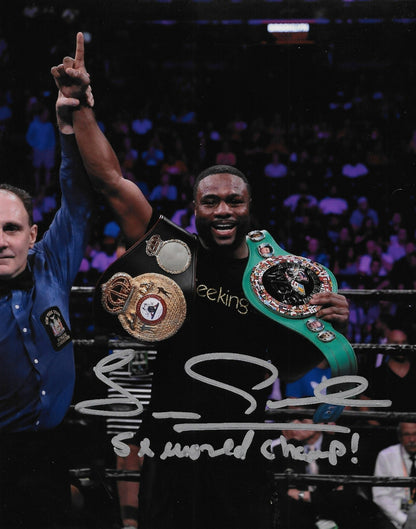 Signed Jean Pascal 5 Time Boxing World Champion 8x10 Photo #3 Original