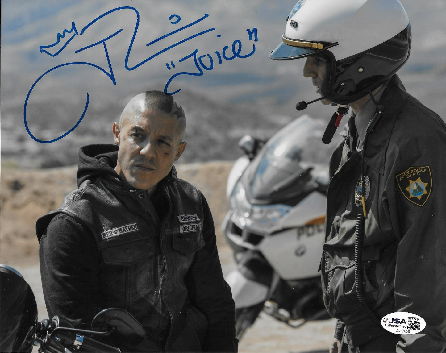 Signed Theo Rossi Juice Sons of Anarchy 8x10 Photo #1 with JSA Authentication
