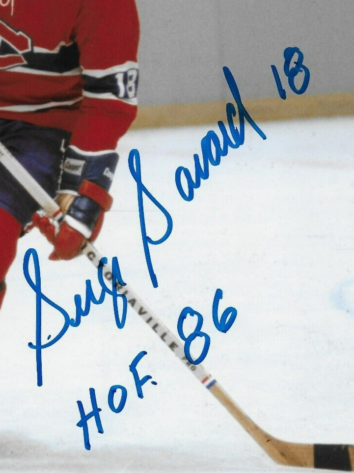Signed Serge Savard Hall o Famer Montreal Canadiens 8x10 Photo 6 PRIVATE SIGNING