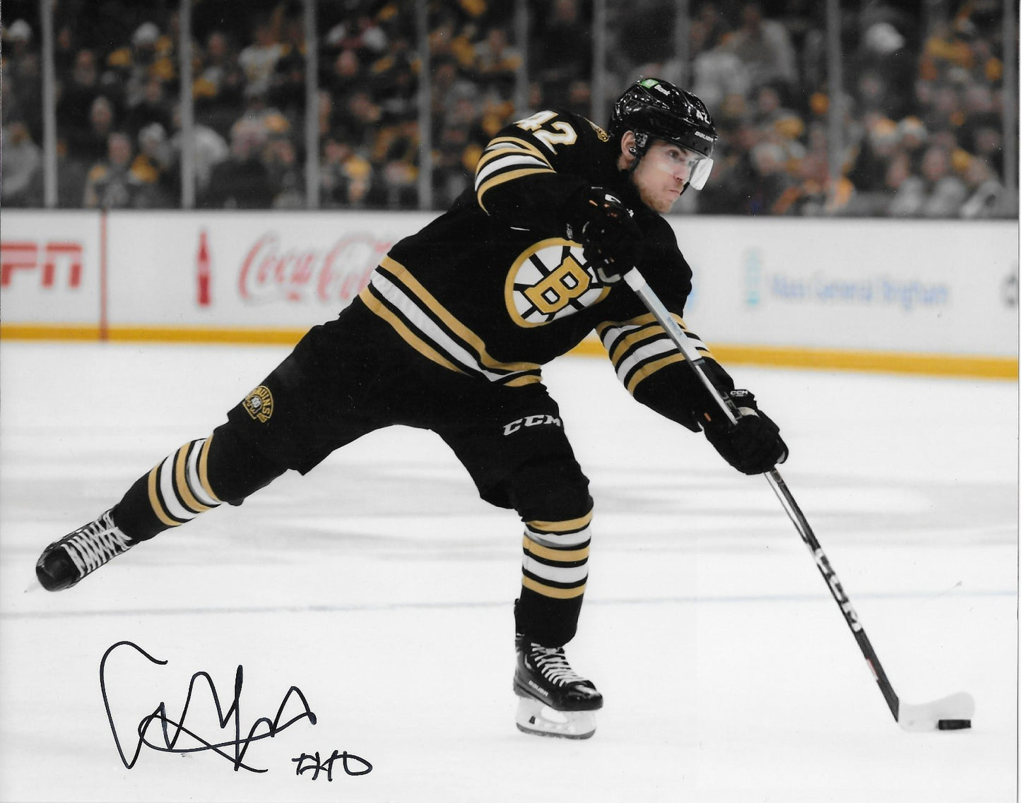 Signed Georgii Merkulov Boston Bruins Autographed 8x10 Photo #1 Original