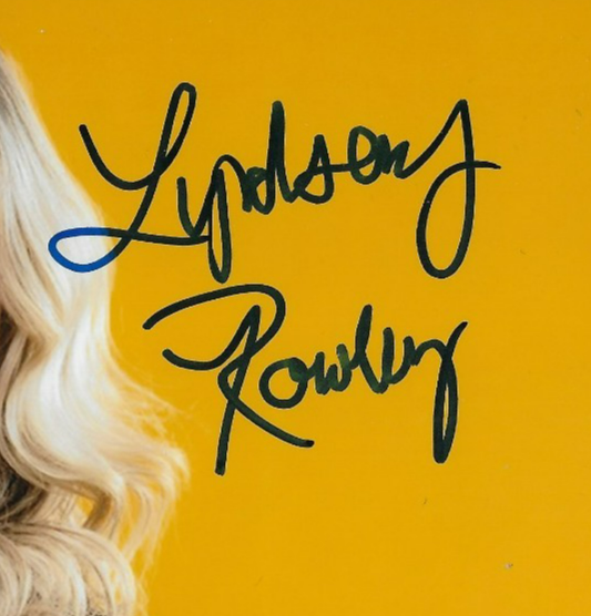 Signed Lyndsay Rowley Nashville Predators Journalist 8x10 Photo #1 Original