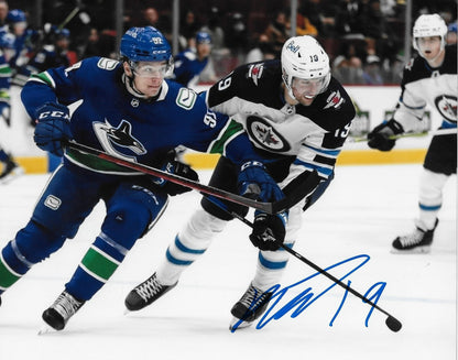Signed David Gustafsson Winnipeg Jets Autographed 8x10 Photo #2 Original
