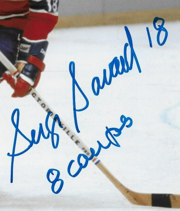 Signed Serge Savard Hall o Famer Montreal Canadiens 8x10 Photo 5 PRIVATE SIGNING