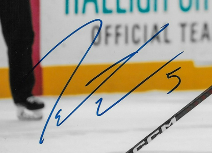 Signed Jalen Chatfield Carolina Hurricanes Autographed 8x10 Photo #1 Original