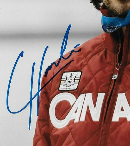Signed Charles Hamelin Team Canada 2010 Vancouver Olympics 8x10 Photo 1 Original