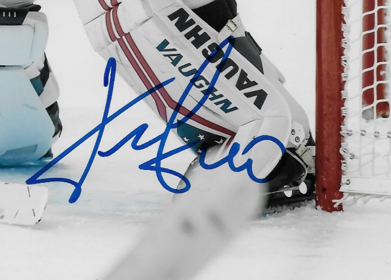 Signed Daniil Tarasov Columbus Blue Jackets Autographed 8x10 Photo #7 Original