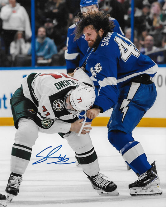 Signed Scott Sabourin Tampa Bay Lightning Autographed 8x10 Photo #2 Original