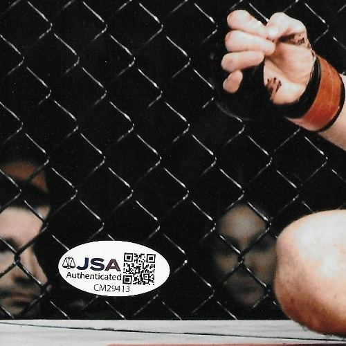 Signed Georges St Pierre UFC Last Fight 8x10 Photo #1 with JSA Private Signing