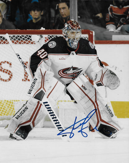 Signed Daniil Tarasov Columbus Blue Jackets Autographed 8x10 Photo #5 Original