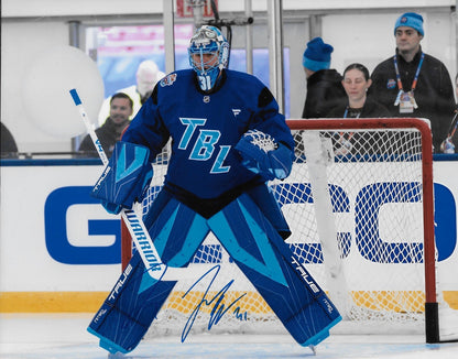 Signed Jonas Johansson Tampa Bay Lightning Outdoor Classic 8x10 Photo 1 Original