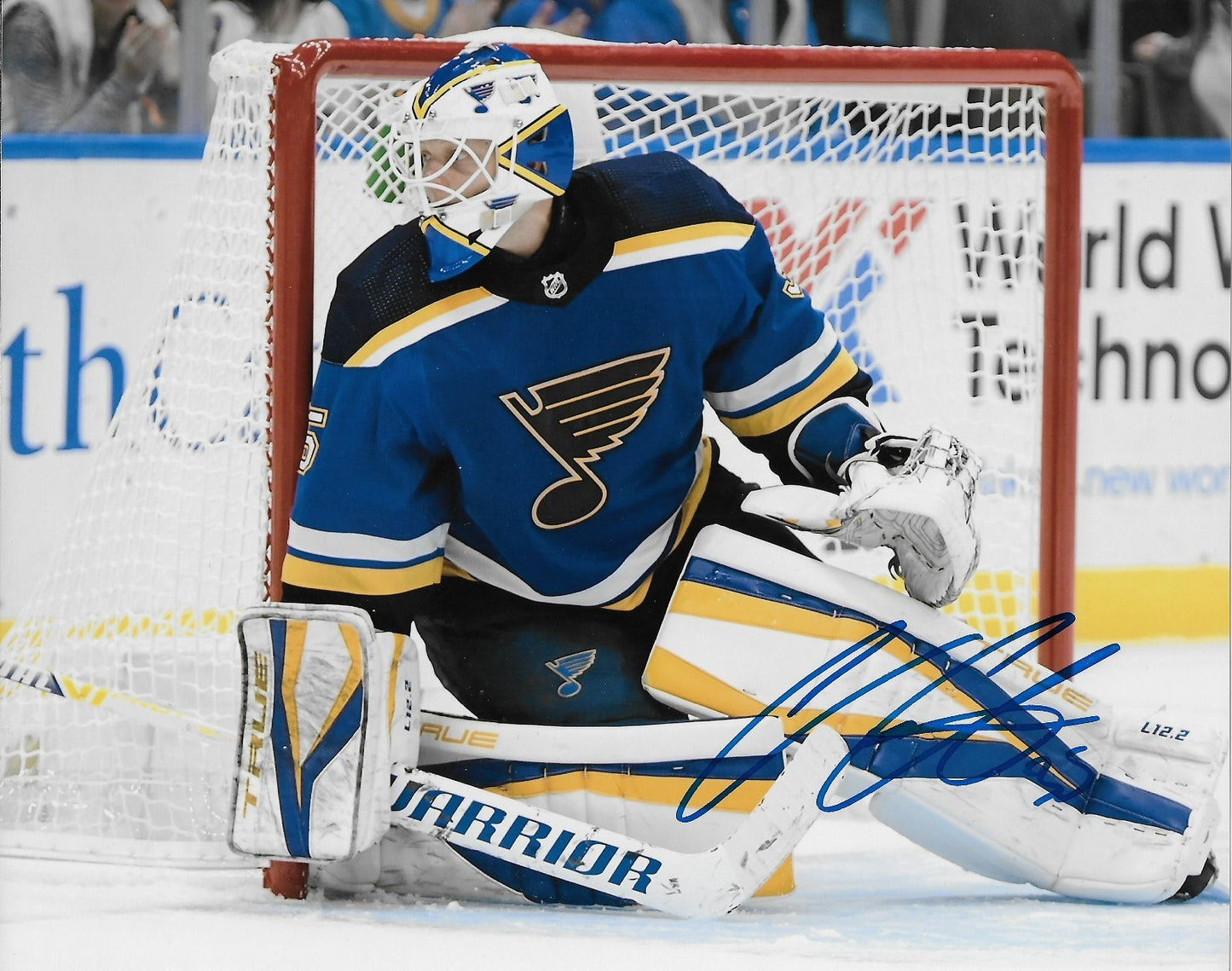 Signed Ville Husso St. Louis Blues  Autographed 8x10 Photo #2 Original