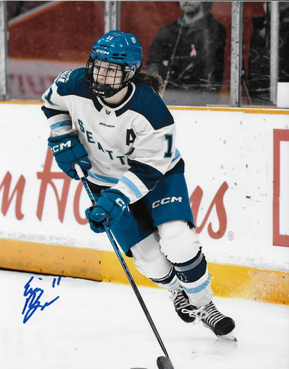 Signed Emily Brown Seattle Torrent Team USA Womens Hockey 8x10 Photo #1 Original