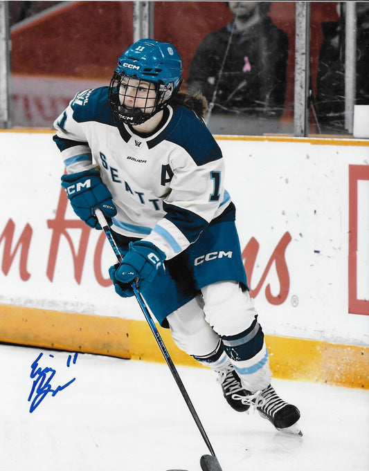 Signed Emily Brown Seattle Torrent Team USA Womens Hockey 8x10 Photo #1 Original
