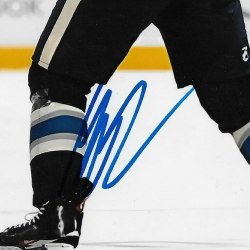 Signed Nicolas Deslauriers Mathieu Olivier Hurricanes Columbus 8x10 Photo #1