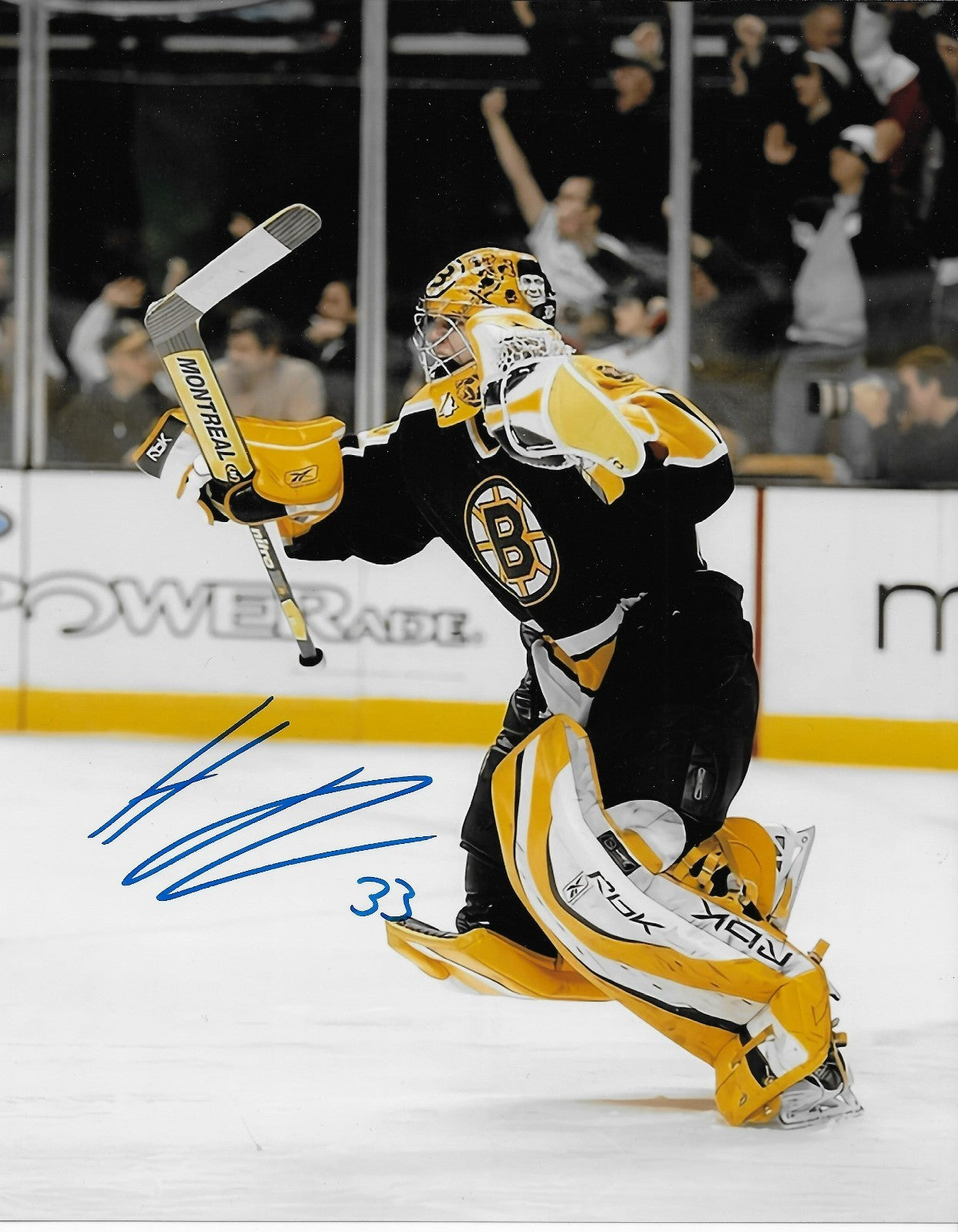 Signed Hannu Toivonen Boston Bruins Autographed 8x10 Photo #1 Original