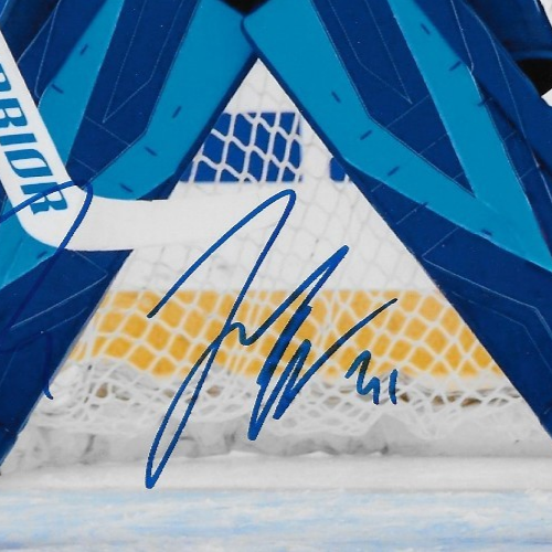 Signed Jonas Johansson Tampa Bay Lightning Outdoor Classic 8x10 Photo 1 Original