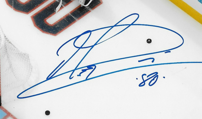 Signed Elvis Merzlikins Columbus Blue Jackets Autographed 8x10 Photo #4 Original