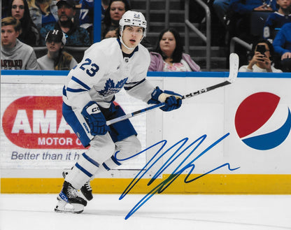 Signed Matthew Knies Toronto Maple Leafs Autographed  8x10 Photo #1 Original