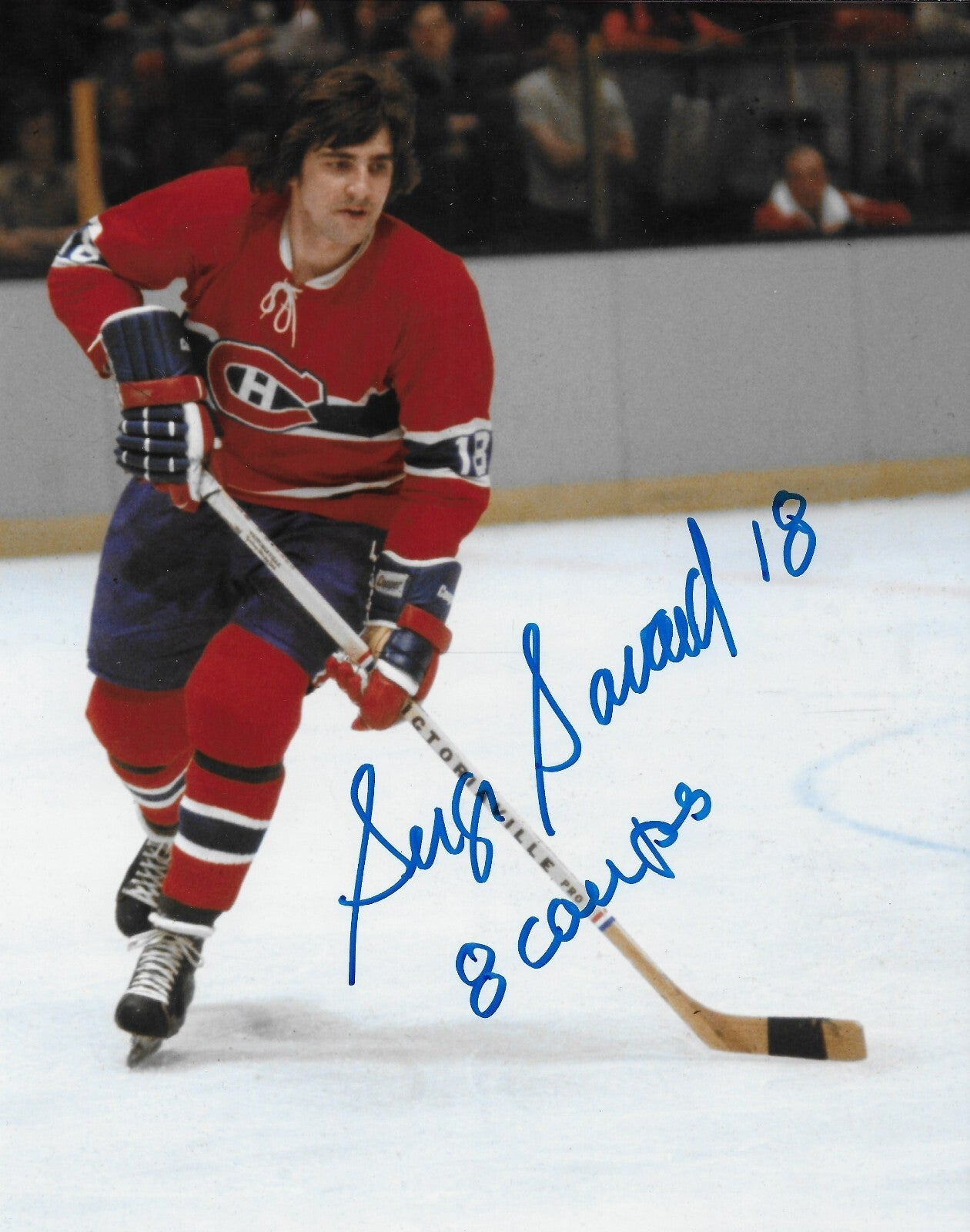 Signed Serge Savard Hall o Famer Montreal Canadiens 8x10 Photo 5 PRIVATE SIGNING