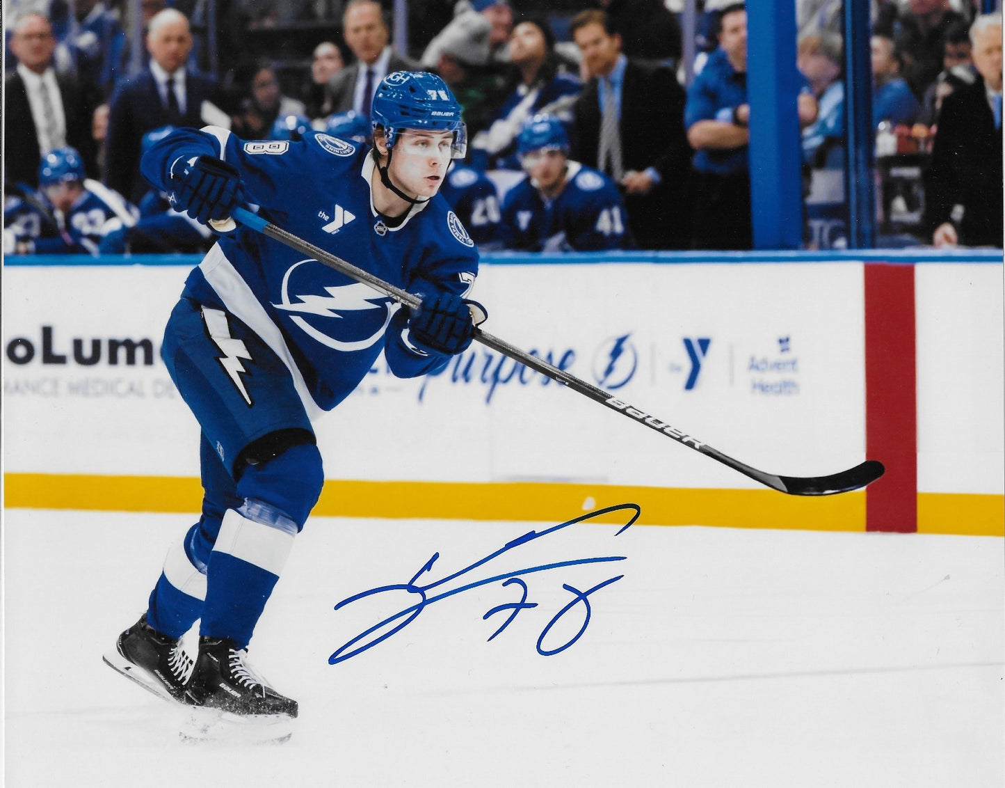 Signed Emil Lilleberg Tampa Bay Lightning Autographed 8x10 Photo #1 Original