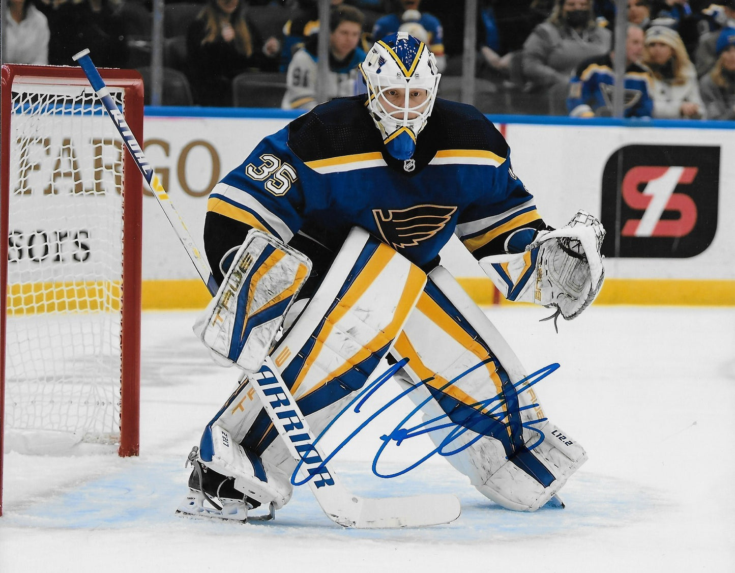 Signed Ville Husso St. Louis Blues  Autographed 8x10 Photo #1 Original