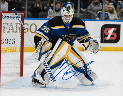 Signed Ville Husso St. Louis Blues  Autographed 8x10 Photo #1 Original