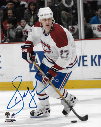 Signed Alex Kovalev Montreal Canadiens Autographed 8x10 Photo #2 Original