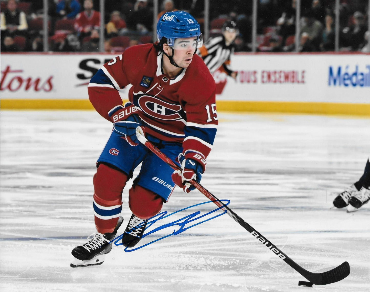 Signed Alex Newhook Montreal Canadiens Autographed 8x10 Photo #1 Original