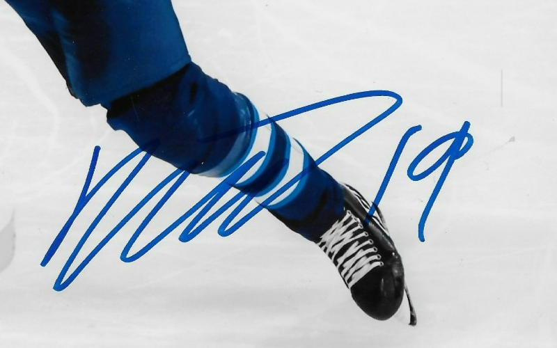 Signed David Gustafsson Winnipeg Jets Autographed 8x10 Photo #3 Original