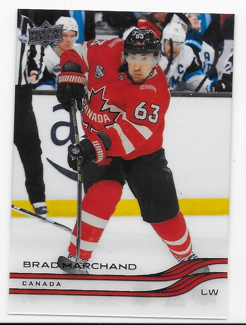 Brad Marchand Florida Panthers UD Extended 2025-26 Clear Cut Canada Card #649