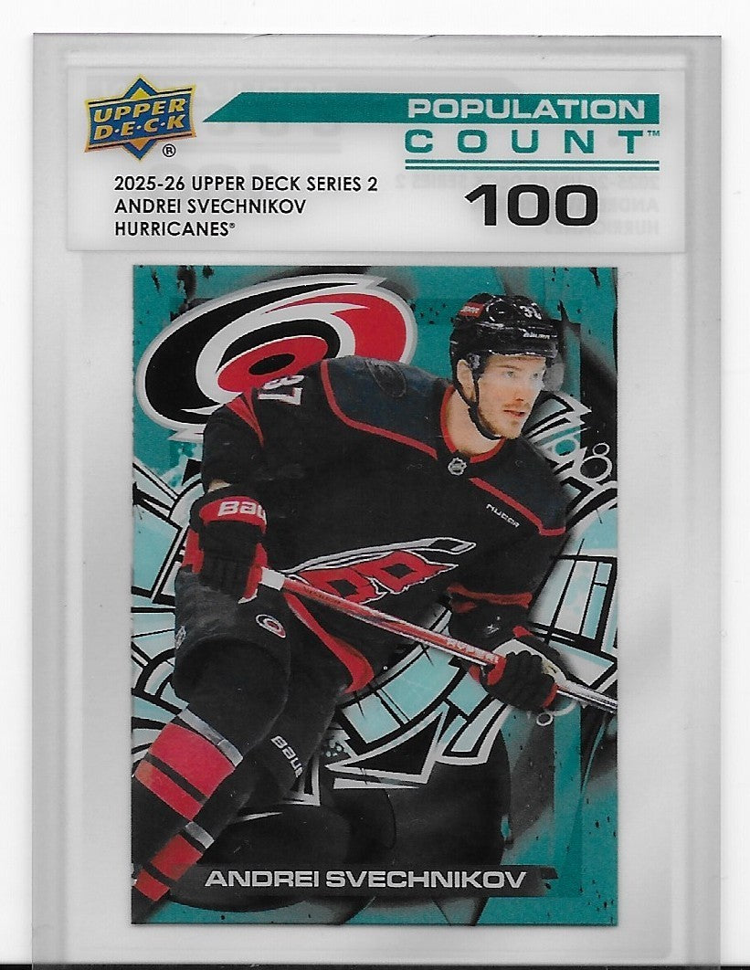 Andrei Svechnikov  2025-26 Upper Deck S2 Population Count 100 Card PC-51