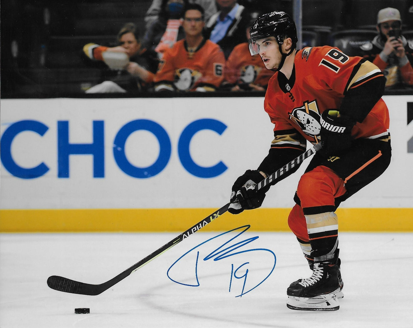 Signed Troy Terry Anaheim Ducks Autographed 8x10 Photo #3 Original