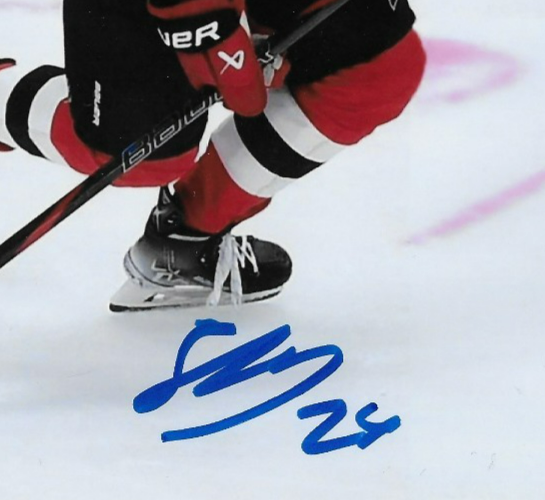 Signed Seamus Casey  New Jersey Devils Autographed 8x10 Photo #2 Original