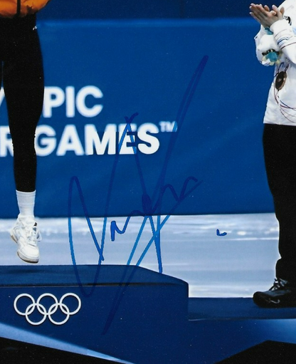 Signed Xandra Velzeboer 2026 Milano Olympics Speed Skating 8x10 Photo 4 Original