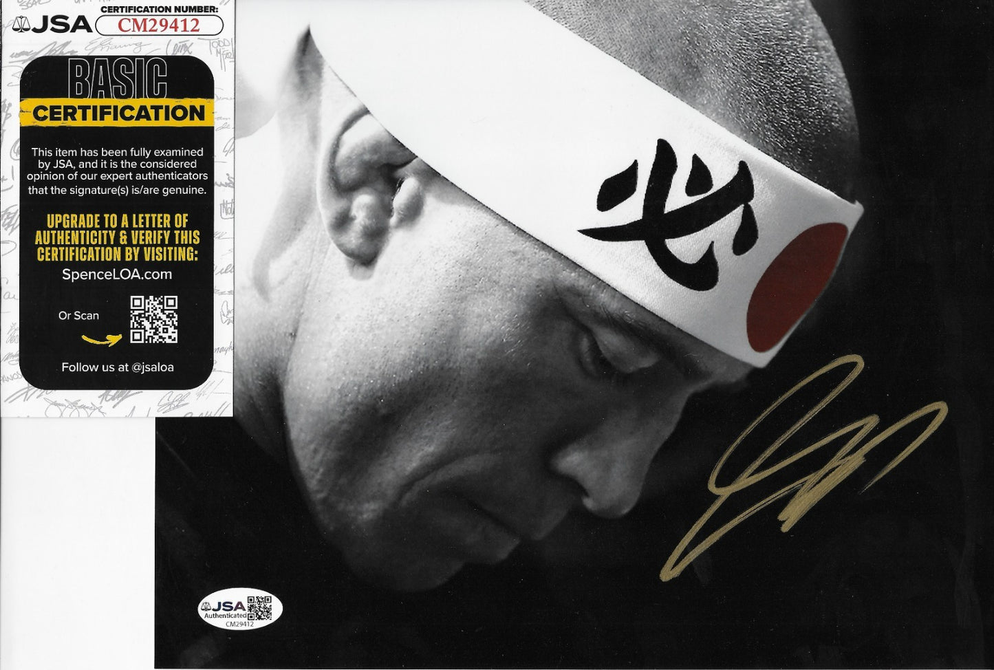 Signed Georges St Pierre UFC Autographed 8x10 Photo #2 with JSA Private Signing