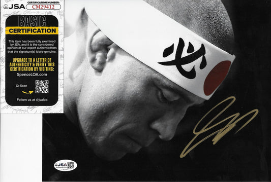 Signed Georges St Pierre UFC Autographed 8x10 Photo #2 with JSA Private Signing