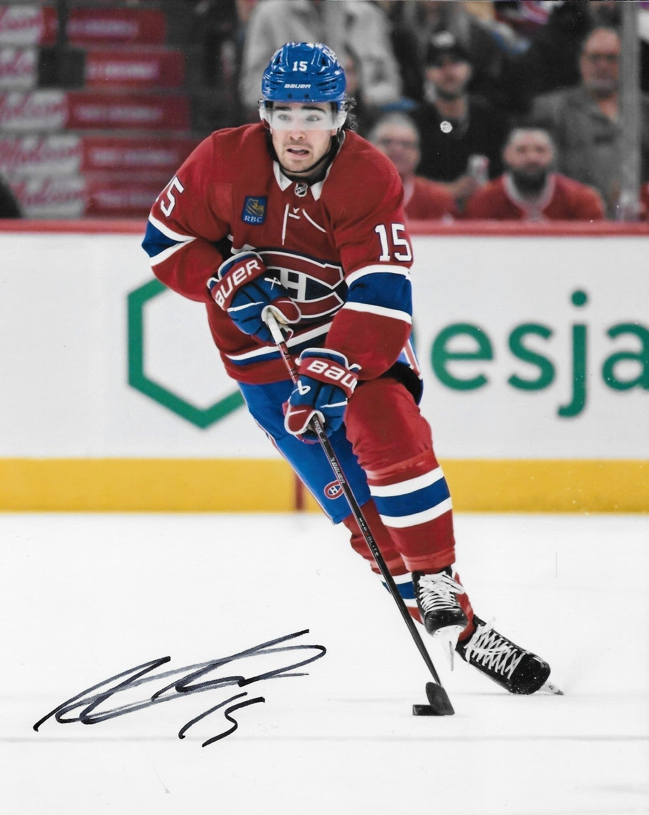 Signed Alex Newhook Montreal Canadiens Autographed 8x10 Photo #2 Original